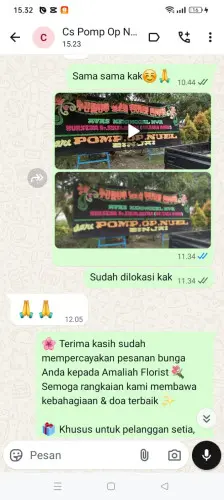 Testimonial Papan Bunga mega kuningan